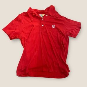 Big Bud Press Red Short Sleeve Polo